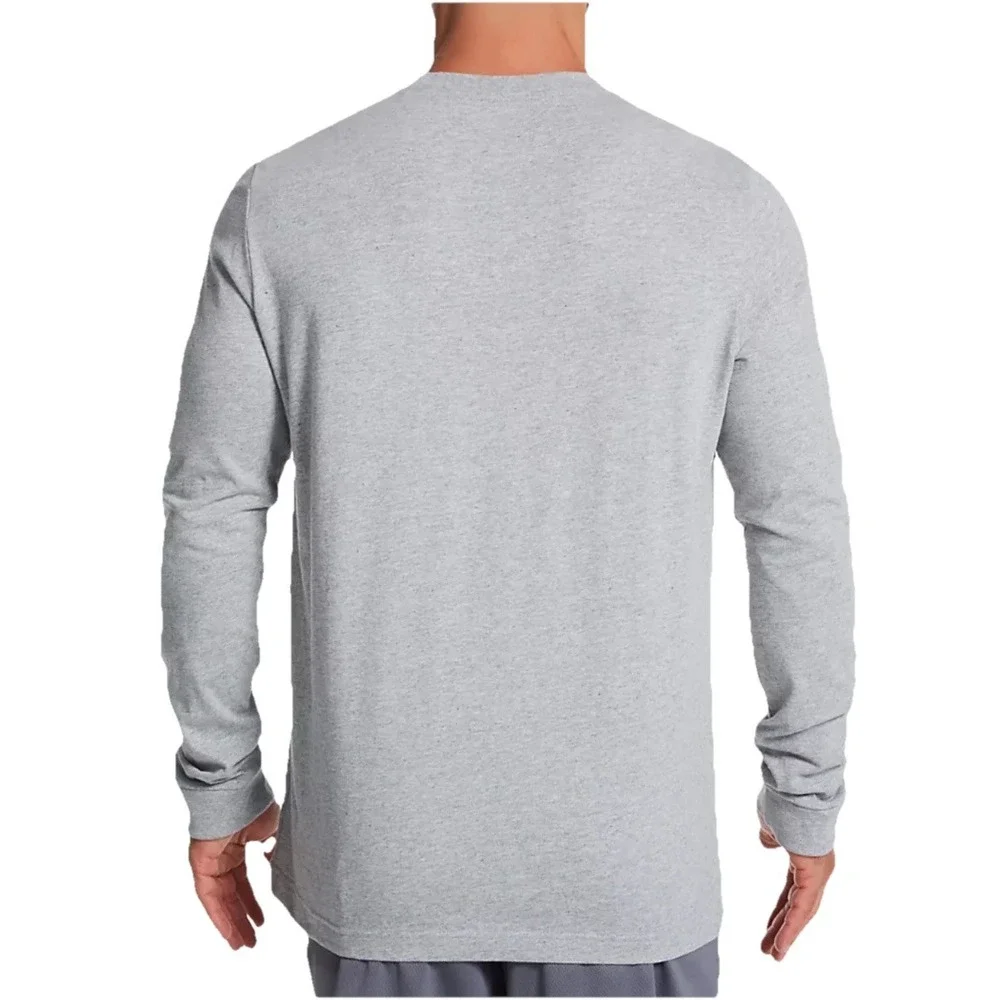 Adidas Men's Creator Long Sleeve Sports Training Shirt Gray Size L New